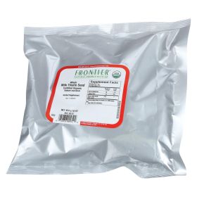 Frontier Herb Milk Thistle Organic Whole - Single Bulk Item - 1lb