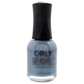 Breathable Treatment Plus Color - 20960 De-Stressed Denim by Orly for Women - 0.6 oz Nail Polish