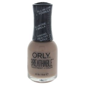 Breathable Treatment Plus Color - 20951 Down To Earth by Orly for Women - 0.6 oz Nail Polish