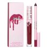 KYLIE COSMETICS - Matte Lip Kit: Matte Liquid Lipstick 3ml + Lip Liner 1.1g - # 403 Bite Me 008552 2pcs