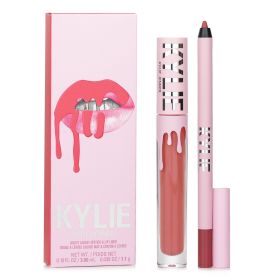 KYLIE COSMETICS - Matte Lip Kit: Matte Liquid Lipstick 3ml + Lip Liner 1.1g - # 704 Sweater Weather 008682 2pcs