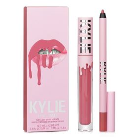 KYLIE COSMETICS - Matte Lip Kit: Matte Liquid Lipstick 3ml + Lip Liner 1.1g - # 302 Snow Way Bae 006800 2pcs