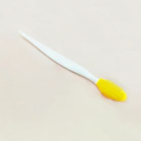 Manual silicone multi-effect blackhead brush nose brush (Color: Yellow)